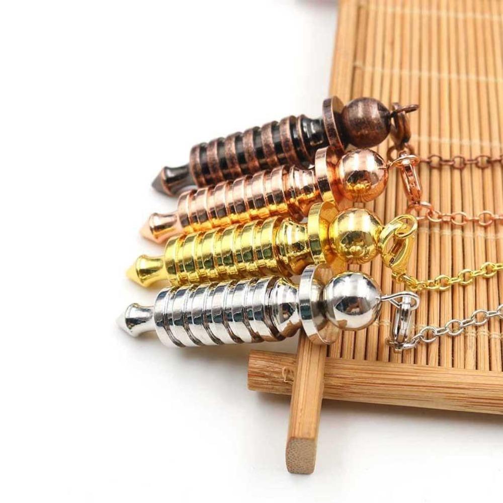 Dowsing Pendulum Metal Reiki Spiritual Healing Chain (12 Colors)