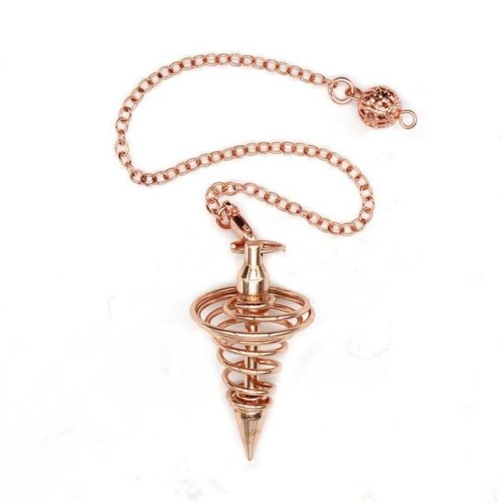 Dowsing Pendulum Metal Reiki Spiritual Healing Chain (12 Colors)