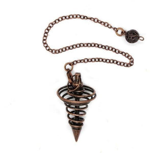 Dowsing Pendulum Metal Reiki Spiritual Healing Chain (12 Colors)