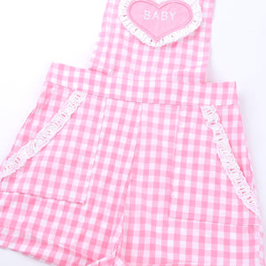 Baby Sweetheart Pink Overall Women's Shorts S-L