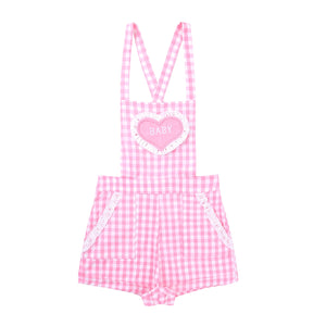 Baby Sweetheart Pink Overall Women's Shorts S-L