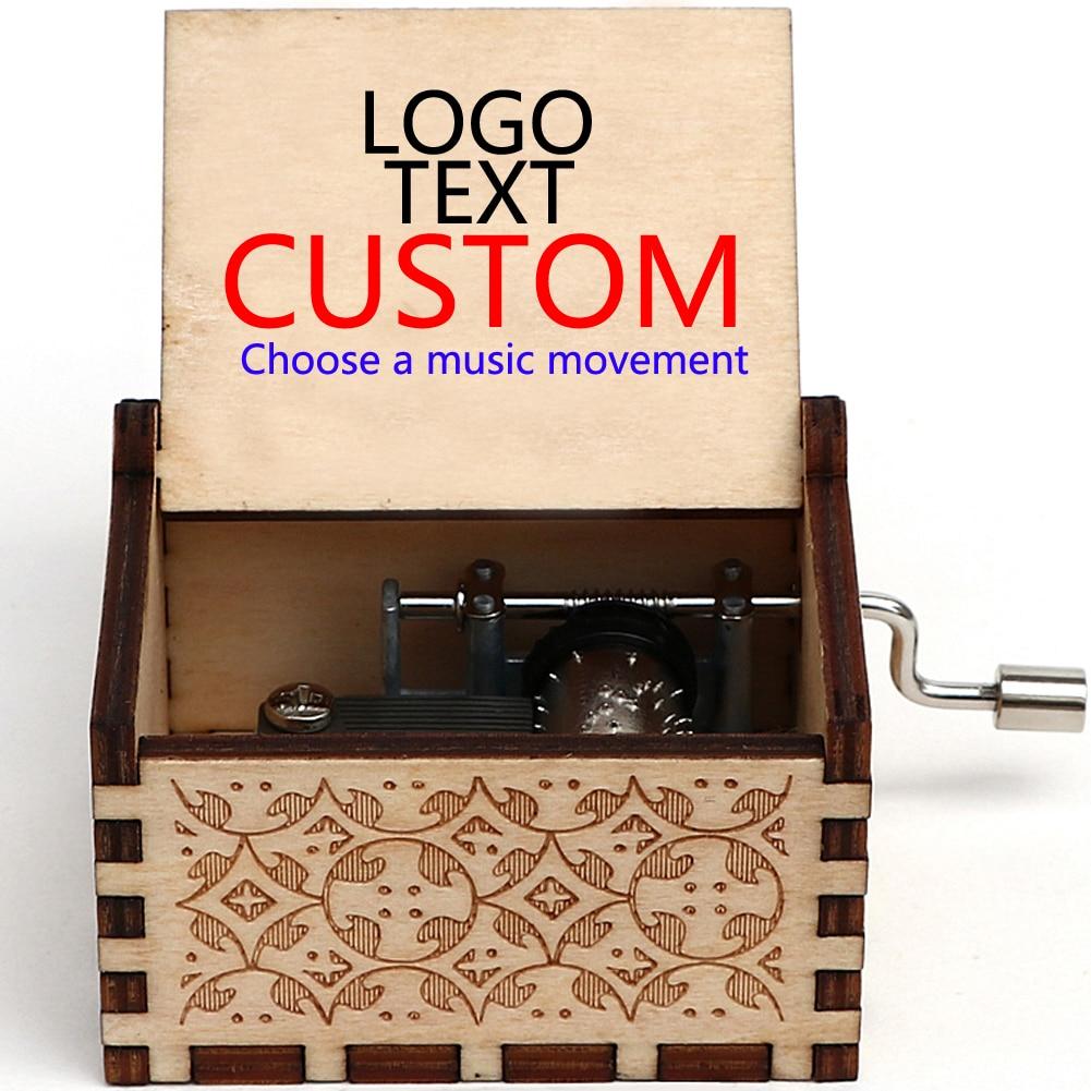 *Custom 2-4 weeks to make* Personalized Text - Engraved Music Box - Anniversary, Birthday & More