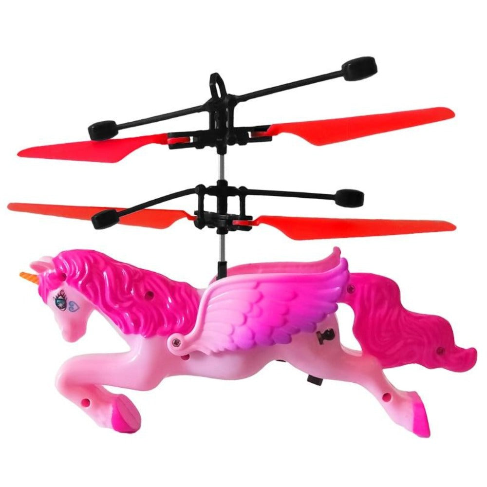 Unicorn Pegasus Gesture Sensing Quad-copter Induction Drone