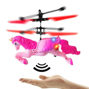 Unicorn Pegasus Gesture Sensing Quad-copter Induction Drone
