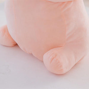 Kawaii Ding Ding Pillow Plush 3D Stuffed Animal (Pink or Brown) 3 Sizes
