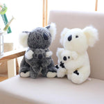 Momma & Baby Koala Pillow Plush 3D Stuffed Animal (2 Colors)
