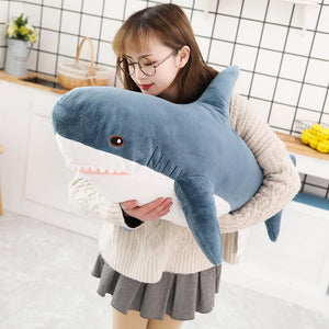 Shark Pillow Plush 3D Stuffed Animal (3 Sizes)