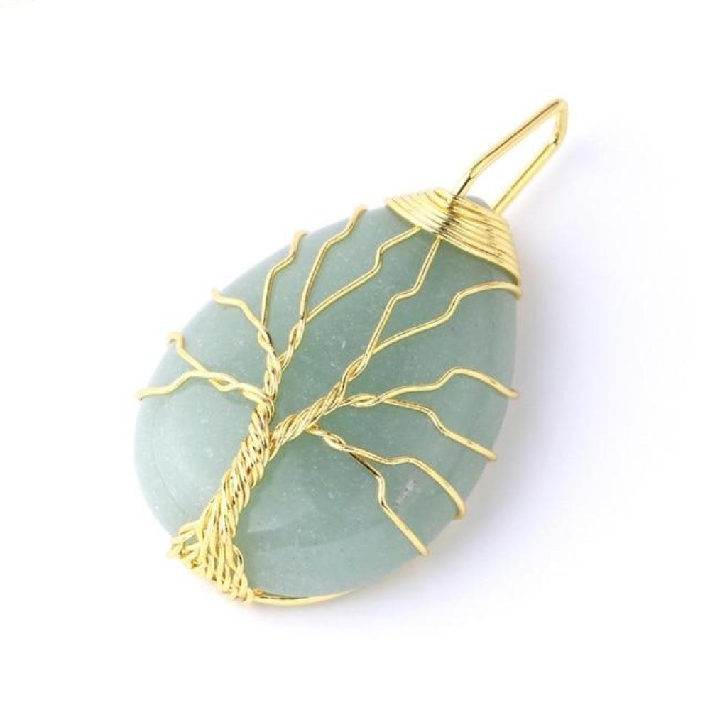 Tree of Life Natural Stone Reiki Necklace (20 Designs)