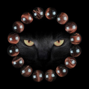 Tigers Eye Bracelet for Stress Relief & Wealth Attraction (6 Colors & 4 Sizes) Green Red Pink Yellow Blue