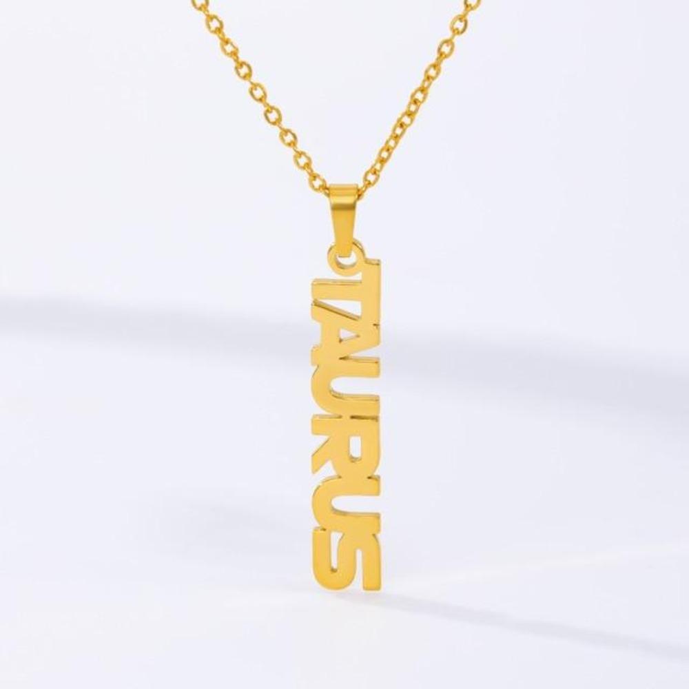 Astrology Zodiac Necklace Pendant Horoscope Constellations (12 Designs) Gold, Rose Gold or Silver