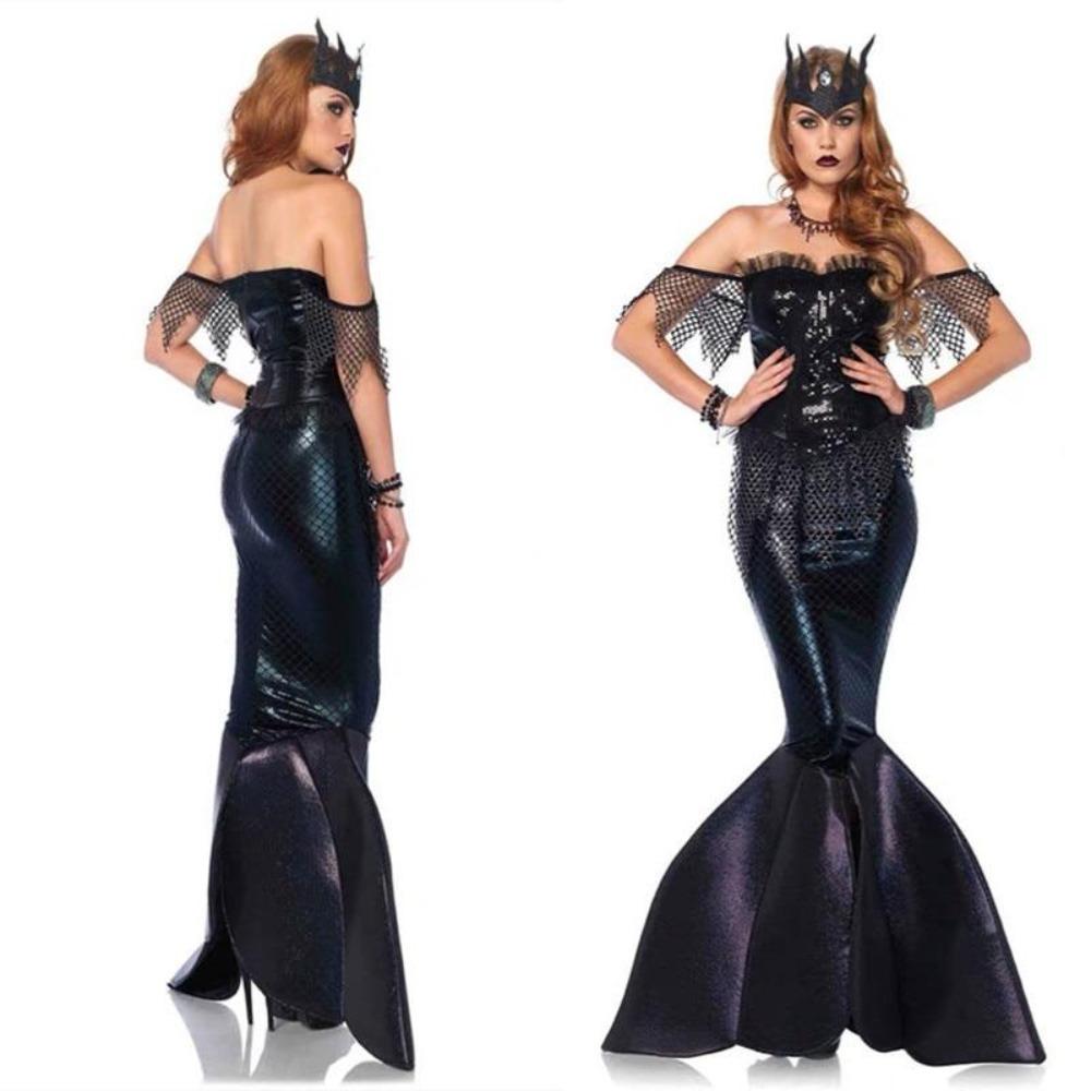 Mermaid Queen Dress Costume (M-XL)