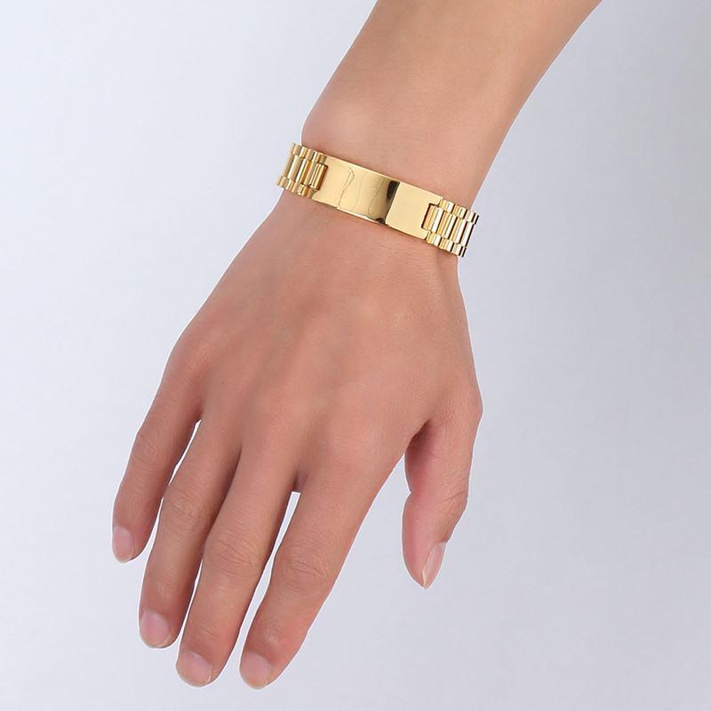 Men's Stainless Steel Custom Bracelet (3 Colors) Personalized Text Children, Pets, Family Names or Quote