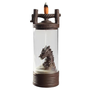 Mystic Dragon Down Flow Draft Incense Burner Cylinder