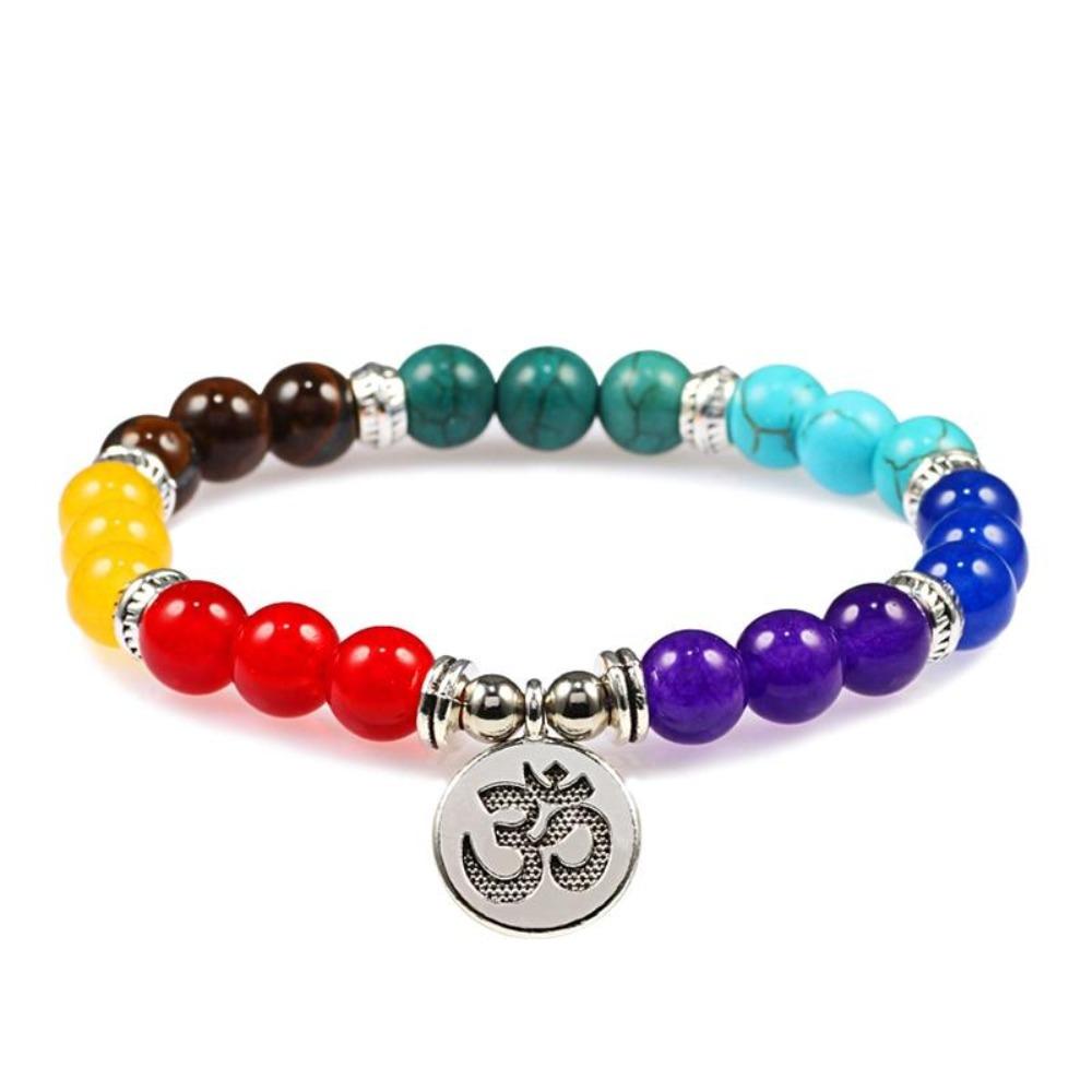 7 Chakra Buddha Balance Pendant Reiki Healing Beads Bracelet (4 Styles)