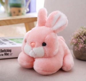 Bunny Rabbit Pillow Plush Stuffed Animal (3 Colors & 2 Sizes)