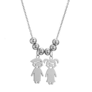 Custom Necklace Personalized Children Names Charms (up to 5 names)