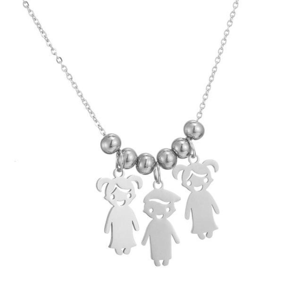 Custom Necklace Personalized Children Names Charms (up to 5 names)