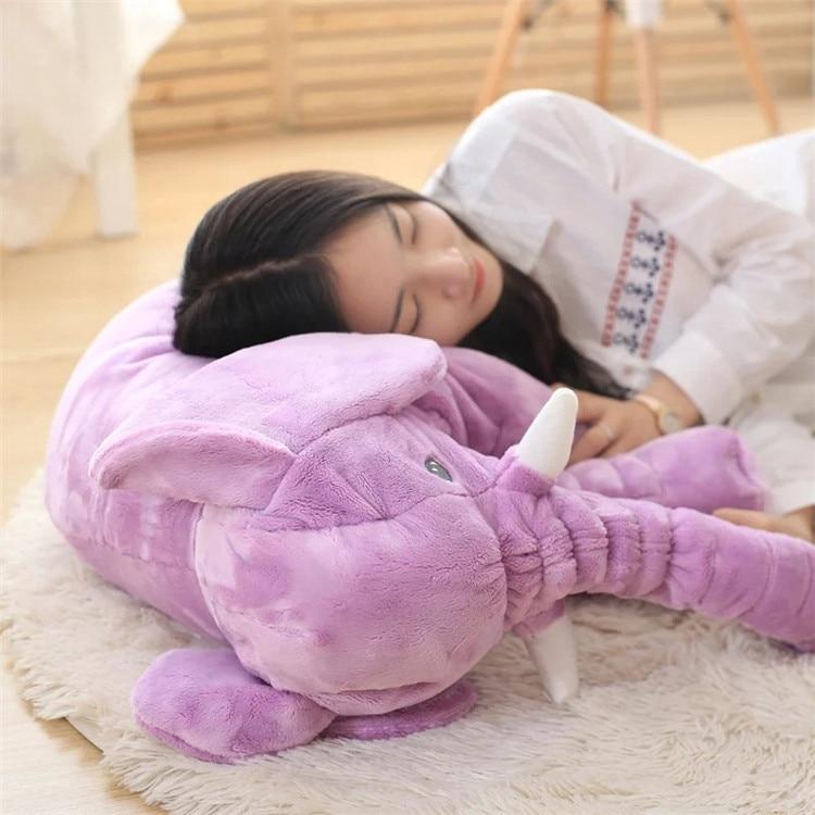 Baby Elephant Pillow Plush 3D Stuffed Animal (2 Sizes 5 Colors)