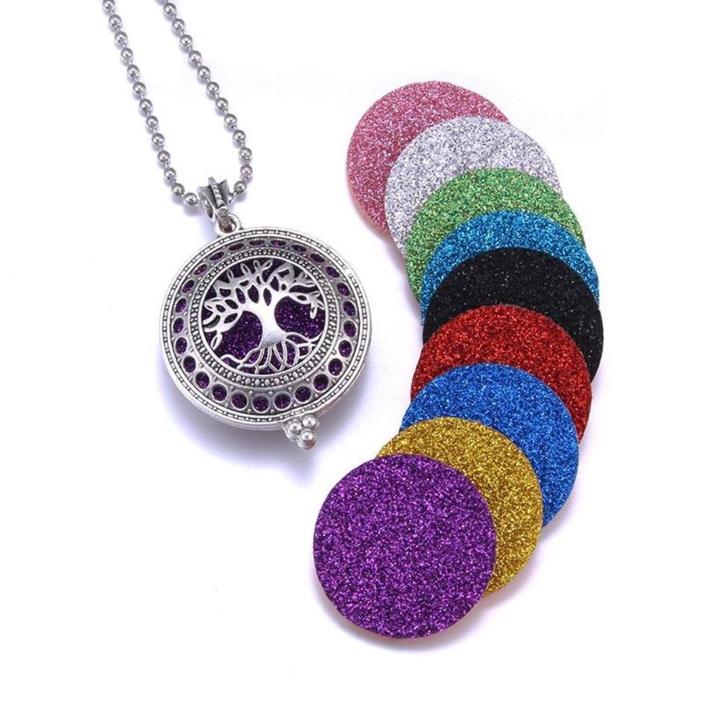 Tree of Life Aromatherapy Oil Diffuser Reiki Necklace (31 Styles)
