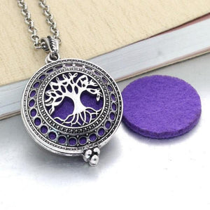 Tree of Life Aromatherapy Oil Diffuser Reiki Necklace (31 Styles)