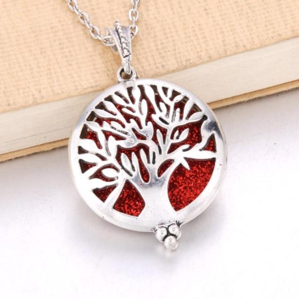 Tree of Life Aromatherapy Oil Diffuser Reiki Necklace (31 Styles)