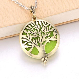 Tree of Life Aromatherapy Oil Diffuser Reiki Necklace (31 Styles)