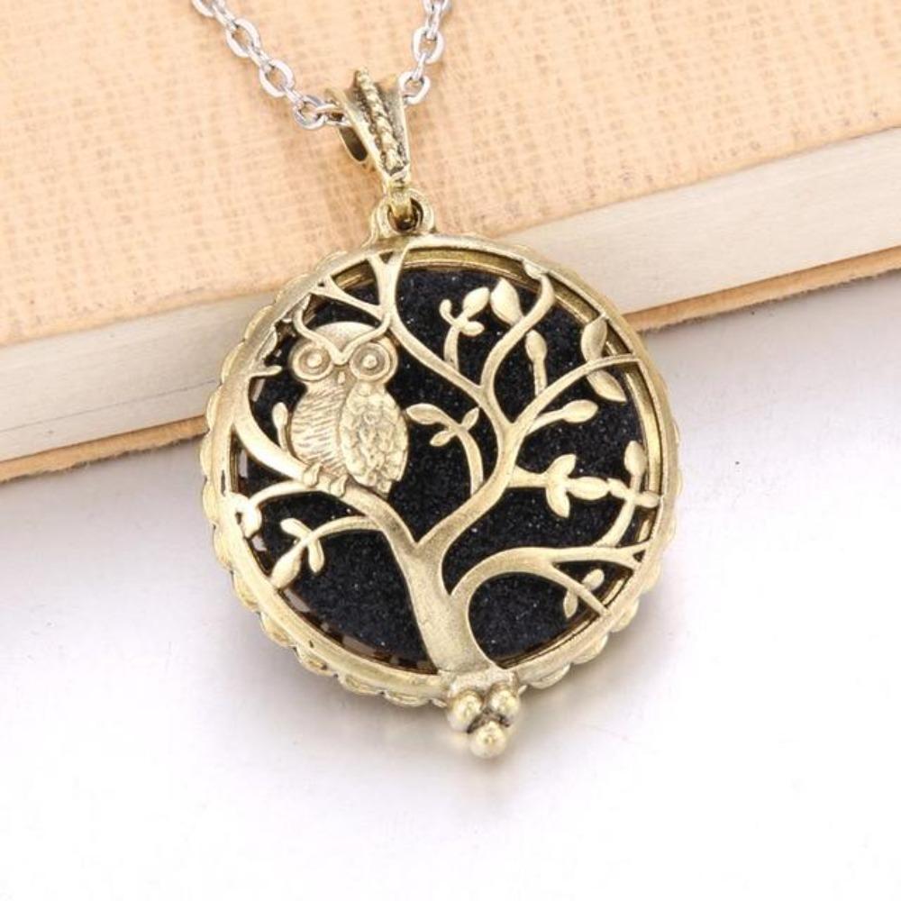 Tree of Life Aromatherapy Oil Diffuser Reiki Necklace (31 Styles)