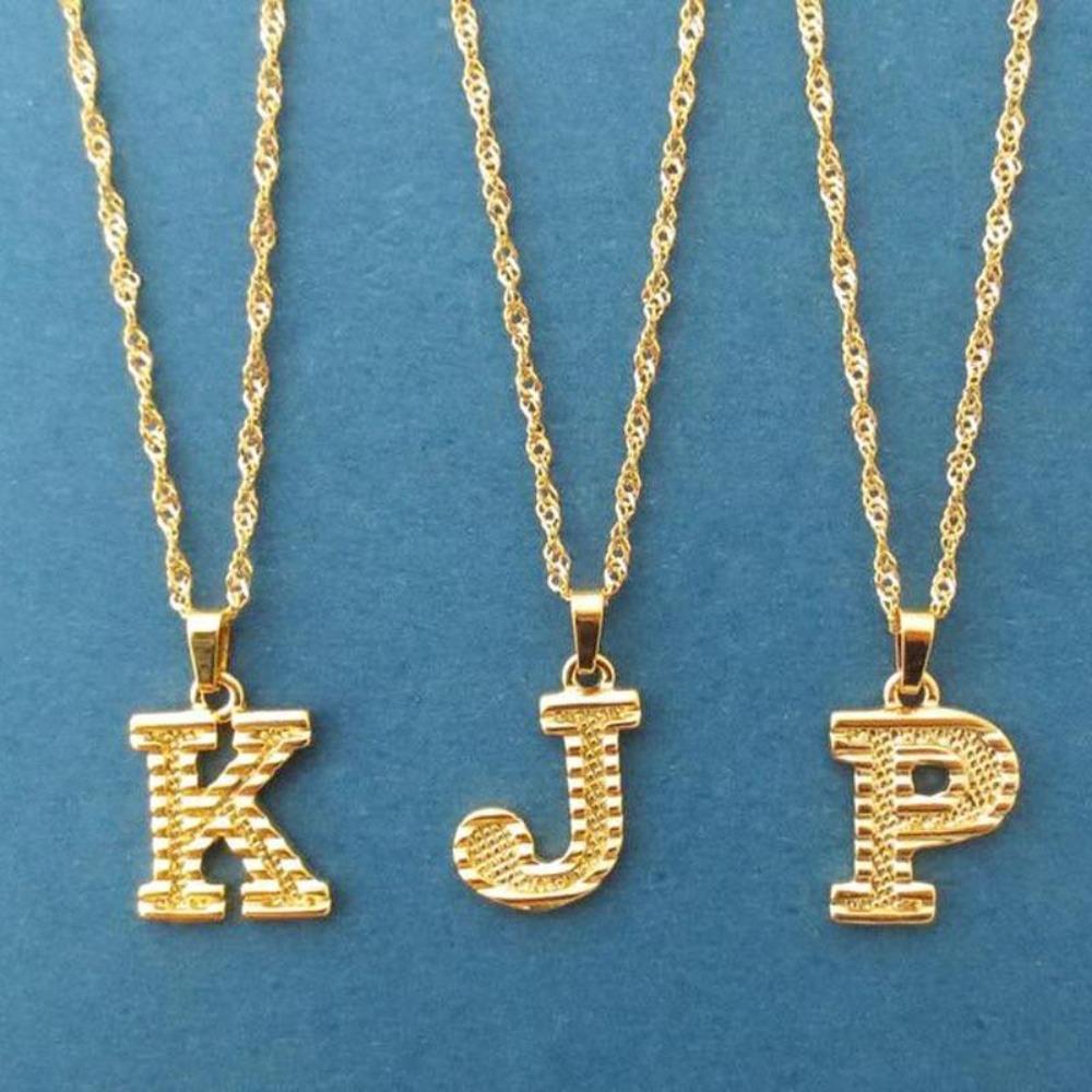 Personalized Letter Initial Custom Necklace