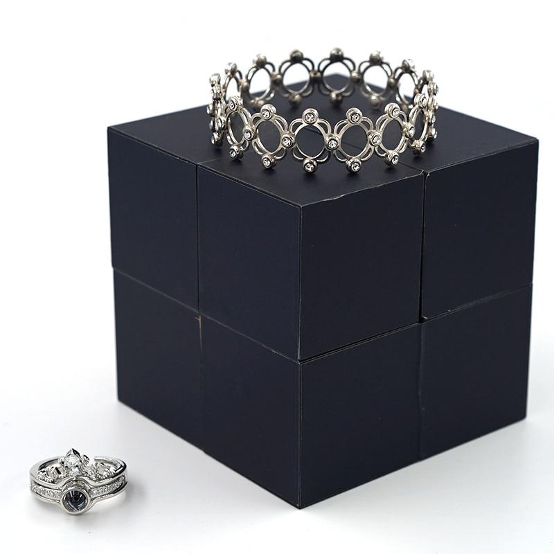 "I Love You" 100 Language Micro Projection Ring 2 in 1 Magic Expanding Bracelet With Infinity Gift Box