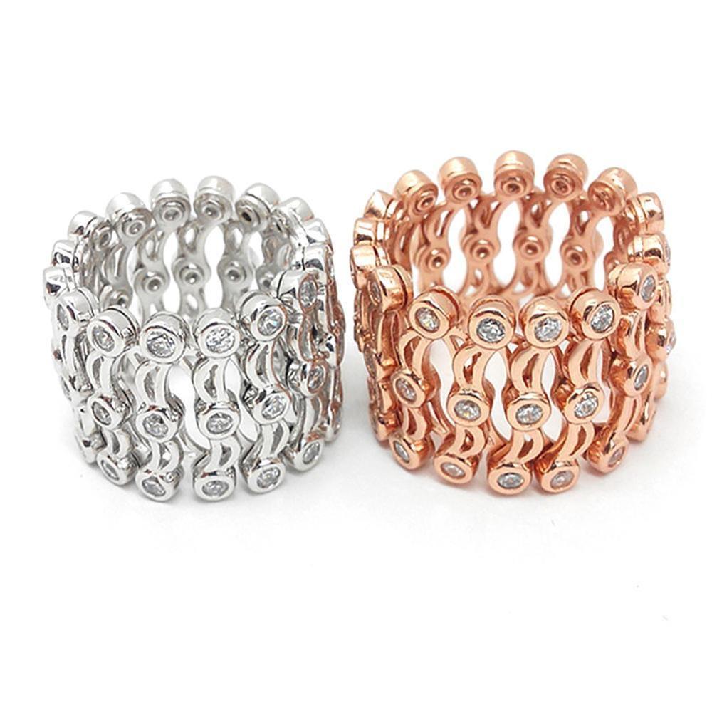 "I Love You" 100 Language Micro Projection Ring 2 in 1 Magic Expanding Bracelet With Infinity Gift Box
