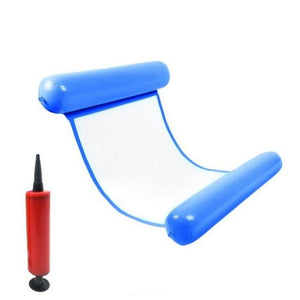 Inflatable Floating Swimming Hammock (13 Colors) Air Pump Included