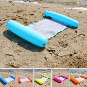 Inflatable Floating Swimming Hammock (13 Colors) Air Pump Included