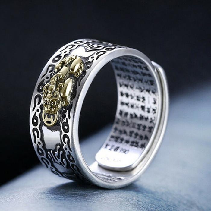 Pixiu Feng Shui Black Obsidian Bracelet/Ring (20 Options)