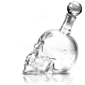 Skull Bottle Whisky Decanter 3D Shot Glasses (2 Styles & 5 Sizes)