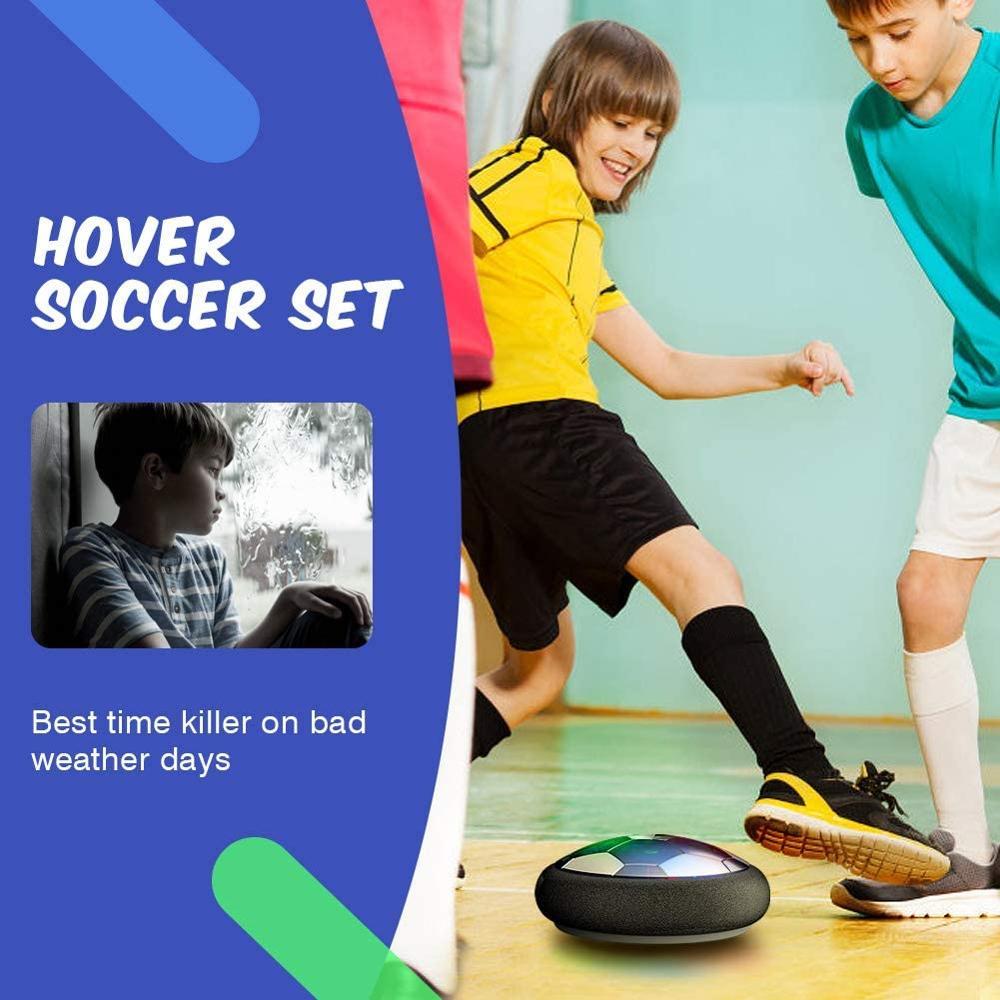 2021 Upgraded Hover Soccer Ball Floats Glides Optional Goal Net