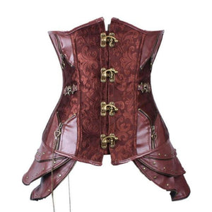 Renaissance Medieval Victorian Steampunk Corset (Size S-2XL)