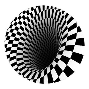 3D Vortex Portal Carpet Optical Illusion (25 Designs/Sizes)