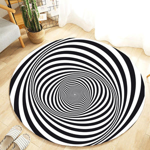 3D Vortex Portal Carpet Optical Illusion (25 Designs/Sizes)