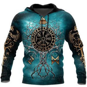 Viking Norse Tree Of Life 3D Printed Jacket (3 Styles) S-7XL