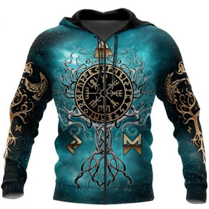 Viking Norse Tree Of Life 3D Printed Jacket (3 Styles) S-7XL