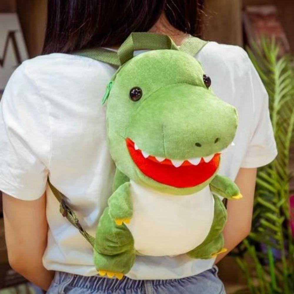 Dinosaur Plush Backpack 3D Stuffed Animal (T-Rex or Triceratops)