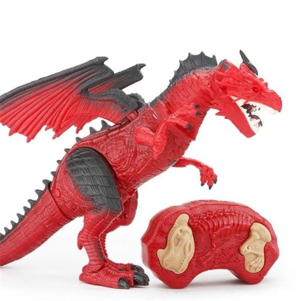 Electronic LED Walking Dragon Dinosaur Toy (Red or Blue) Fire & Ice