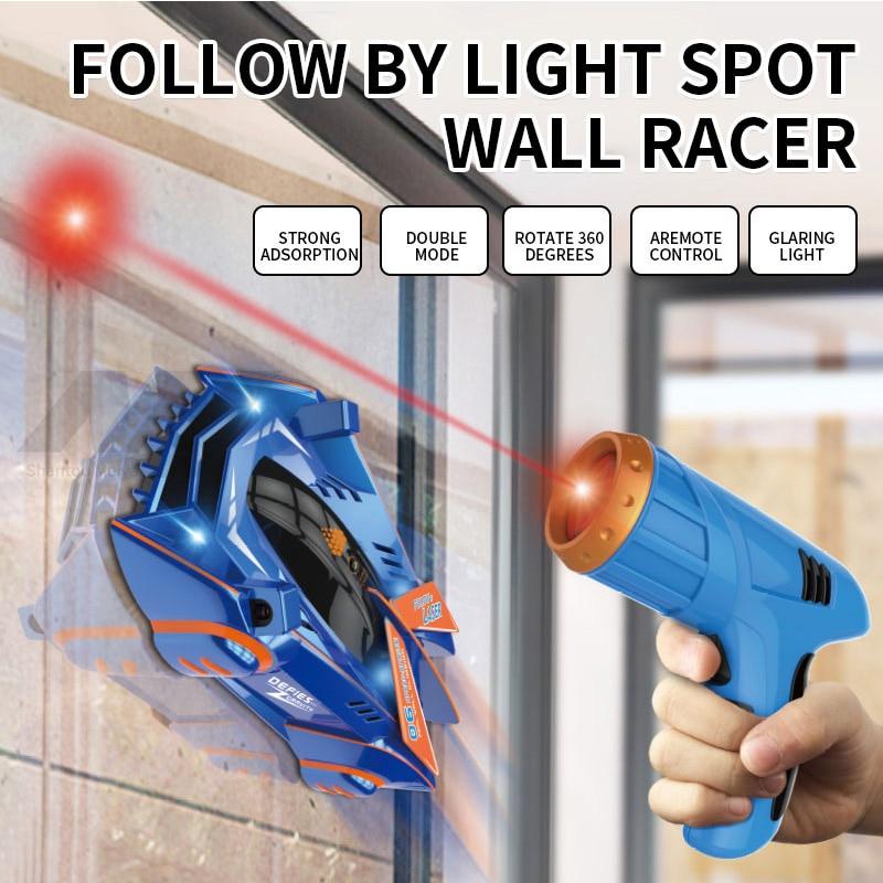 Follow by Light Anti Gravity Wall Climbing RC Car Toy (3 Colors)