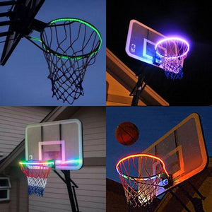 Upgraded 2023 Light Up Basketball Hoop LED Lights (battery or solar powered)
