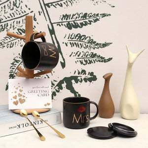 Mr. and Mrs. Coffee Mug Gift Set (4 Designs)