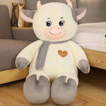 Cow Sweet Heart Pillow Plush Stuffed Animal (4 Colors)