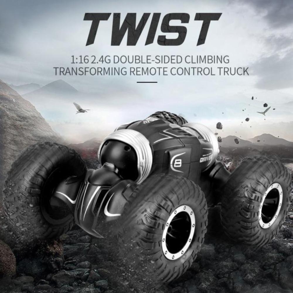 Twist Side Winding Drifting All Terrain Reversible Stunt RC Car (3 colors)