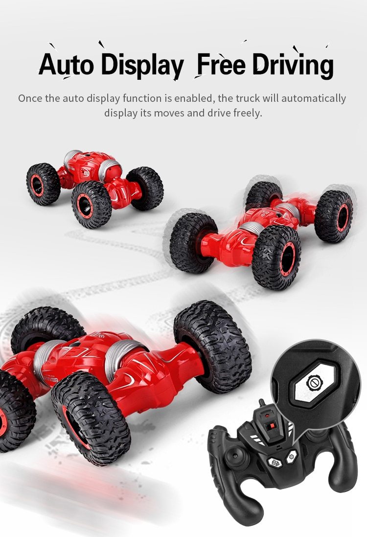 Twist Side Winding Drifting All Terrain Reversible Stunt RC Car (3 colors)