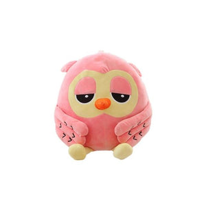 Sleepy Owl Pillow Plush 3D Stuffed Animal (2 Colors)