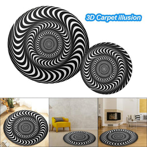 3D Vortex Portal Carpet Optical Illusion (25 Designs/Sizes)